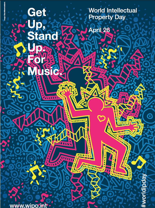 world intellectual property day 2015 poster get up stand up for music worldipday