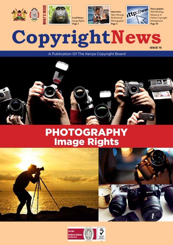 Kenya Copyright Board Publication Copyright News Issue 18 2015 Cover